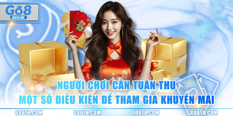 Người chơi cần tuân thủ một số điều kiện để tham gia khuyến mãi